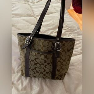 Coach Stylish Brown Tote Bag